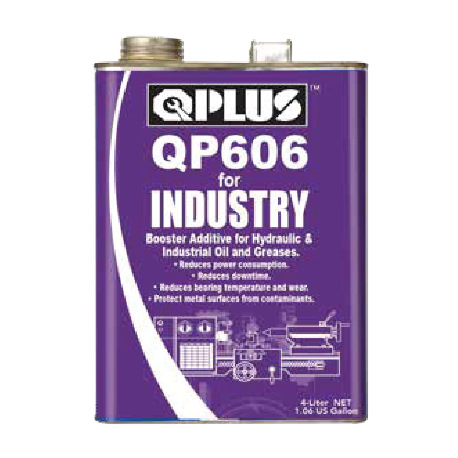 QP606 Booster Additive For Hydraulic & Industrial Oil And Greases 4L