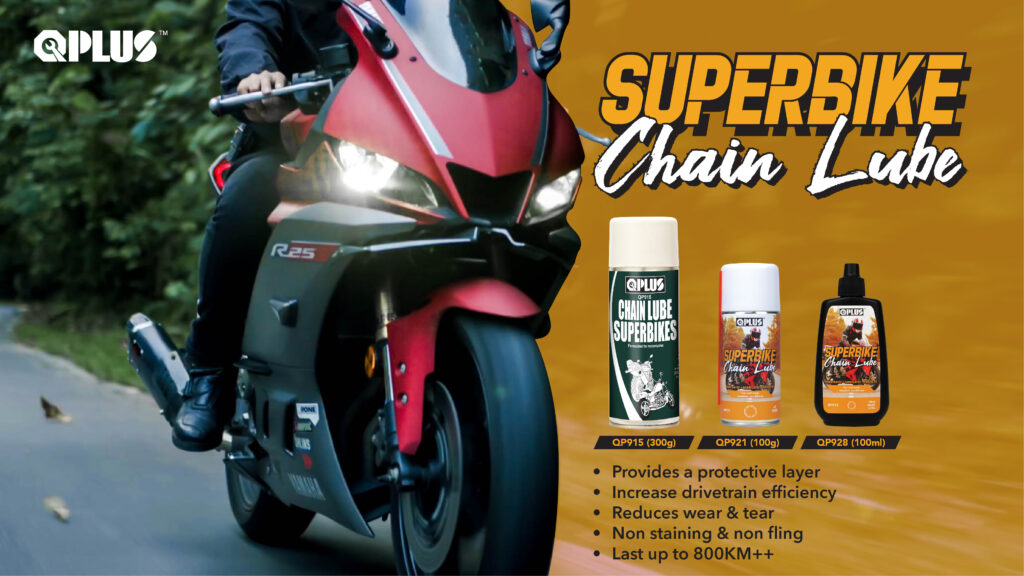 QPlus Chain Lube Superbike QP915 – Ultimate Lubrication for Maximum Performance